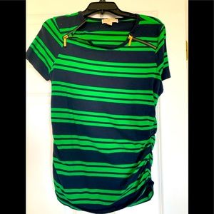Michael Kors green and navy  top for women
